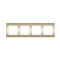PRIME 4 GANG FRAME IP20 MATT CHAMPAGNE 1000119304