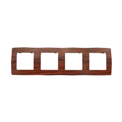 PRIME 4 GANG FRAME IP20 WOOD 1000119306 PRIME 4 GANG FRAME IP20 WOOD 1000119306