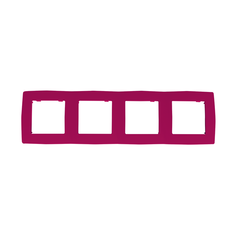 PRIME 4 GANG FRAME IP20 PINK 1000119307