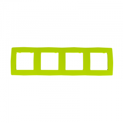 PRIME 4 GANG FRAME IP20 LIGHT GREEN 1000119308 PRIME 4 GANG FRAME IP20 LIGHT GREEN 1000119308