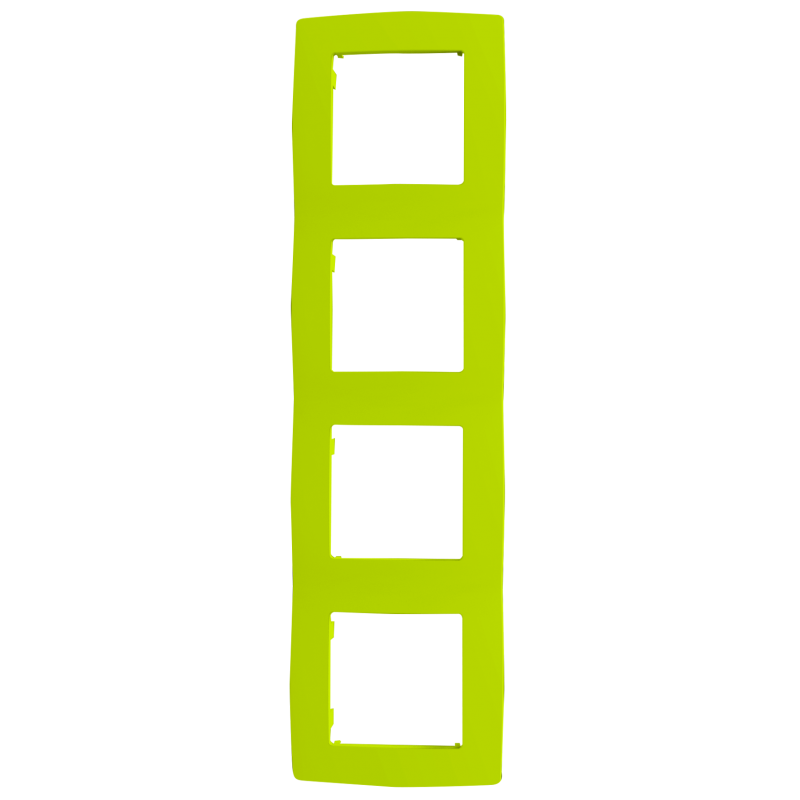 PRIME 4 GANG FRAME IP20 LIGHT GREEN 1000119308