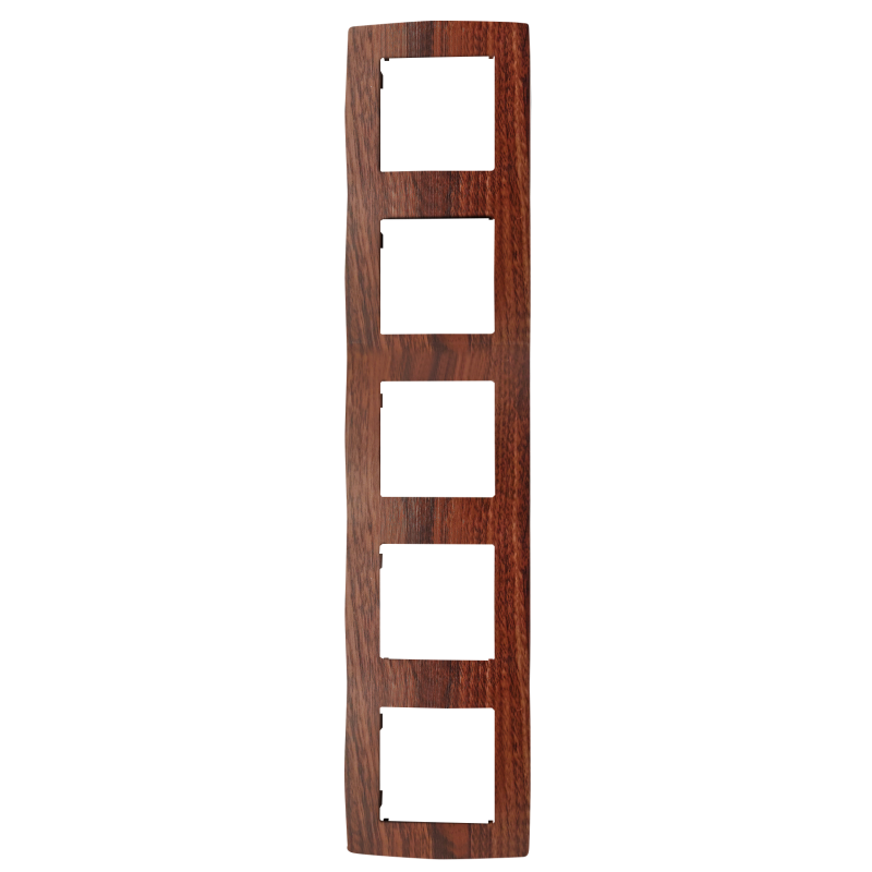 PRIME 5 GANG FRAME IP20 WOOD 1000119406 PRIME 5 GANG FRAME IP20 WOOD 1000119406