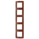 PRIME 5 GANG FRAME IP20 WOOD 1000119406 PRIME 5 GANG FRAME IP20 WOOD 1000119406