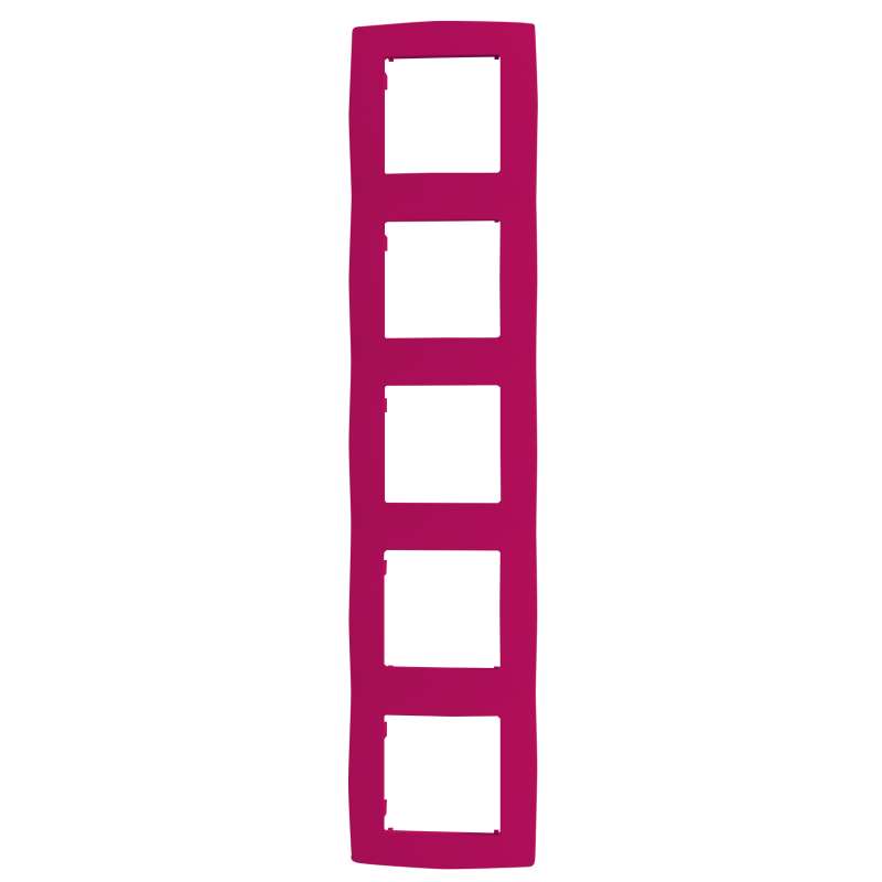 PRIME 5 GANG FRAME IP20 PINK 1000119407