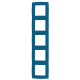 PRIME 5 GANG FRAME IP20 AZURE 1000119409