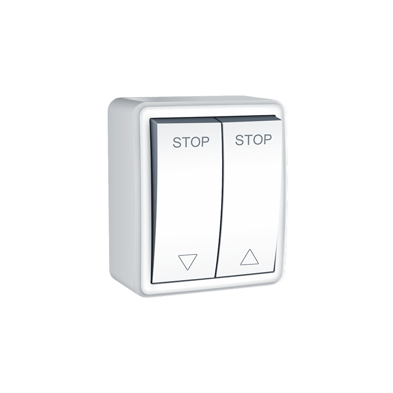 MURATA 2 GANG PUSH BUTTON SHUTTER SWITCH WALL MOUΝΤED SCREWS 1-1P 10A 250VAC IP20 WHITE 1000222201 MURATA 2 GANG PUSH BUTTON SHUTTER SWITCH WALL MOUΝΤED SCREWS 1-1P 10A 250VAC IP20 WHITE 1000222201