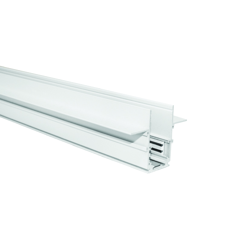 MAGNETIC TRIMLESS TRACK 48V DC 1M MATTE WHITE MT1MW