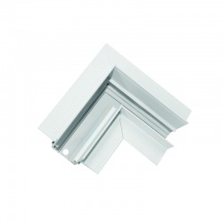 MATTE WHITE 90° CORNER FOR MAGNETIC TRIMLESS TRACK MT90W MATTE WHITE 90° CORNER FOR MAGNETIC TRIMLESS TRACK MT90W