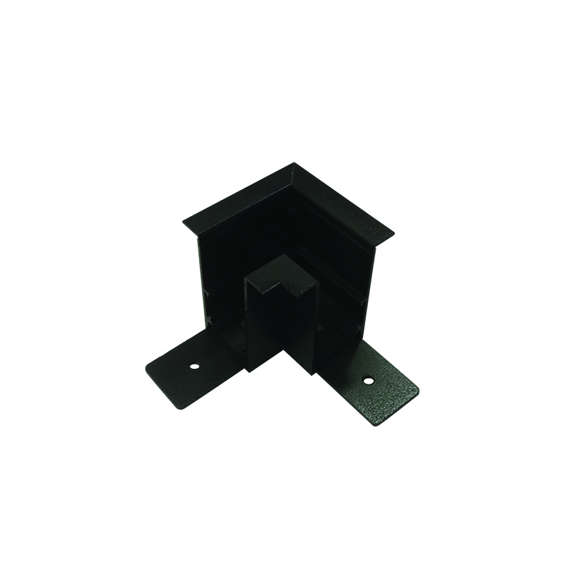MATTE BLACK 90° CORNER FOR MAGNETIC RECESSED TRACK MR90B