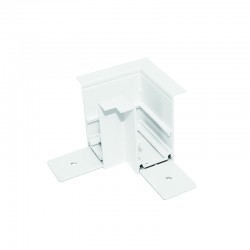 MATTE WHITE 90° CORNER FOR MAGNETIC RECESSED TRACK MR90W MATTE WHITE 90° CORNER FOR MAGNETIC RECESSED TRACK MR90W