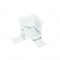 MATTE WHITE 90° CORNER FOR MAGNETIC RECESSED TRACK MR90W