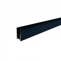 MAGNETIC SURFACE/PENDANT TRACK 48V DC 3M MATTE BLACK MS3MB
