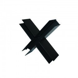 MATTE BLACK CONNECTOR + FOR MAGNETIC TRIMLESS TRACK MTCROSSB MATTE BLACK CONNECTOR + FOR MAGNETIC TRIMLESS TRACK MTCROSSB