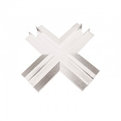 MATTE WHITE CONNECTOR + FOR MAGNETIC TRIMLESS TRACK MTCROSSW MATTE WHITE CONNECTOR + FOR MAGNETIC TRIMLESS TRACK MTCROSSW