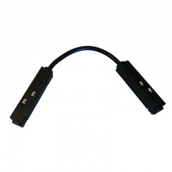 MATTE BLACK CABLE CORNER ELECTRICAL CONNECTOR FOR MAGNETIC TRACK 48V DC MCCB MATTE BLACK CABLE CORNER ELECTRICAL CONNECTOR FOR MAGNETIC TRACK 48V DC MCCB
