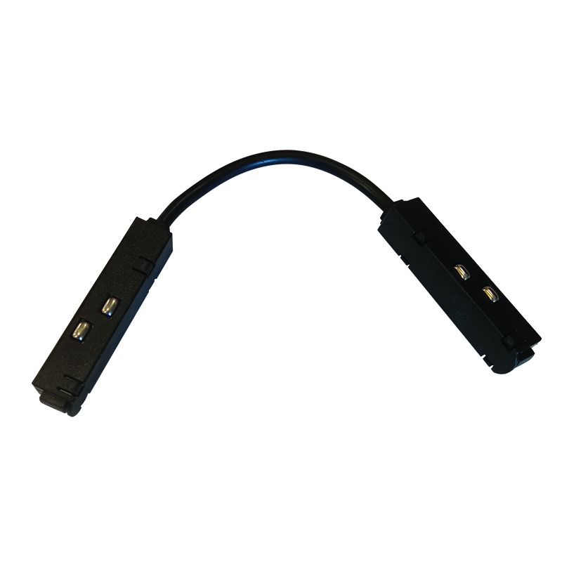 MATTE BLACK CABLE CORNER ELECTRICAL CONNECTOR FOR MAGNETIC TRACK 48V DC MCCB MATTE BLACK CABLE CORNER ELECTRICAL CONNECTOR FOR MAGNETIC TRACK 48V DC MCCB