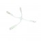 MATTE WHITE   +   ELECTRICAL CONNECTOR FOR MAGNETIC TRACKS 48V DC MCROSSW