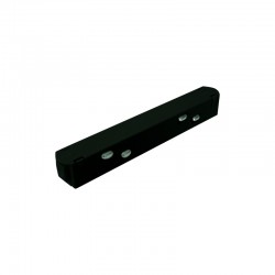 MATTE BLACK STRAIGHT ELECTRICAL CONNECTOR FOR MAGNETIC TRACK 48V DC MSCB MATTE BLACK STRAIGHT ELECTRICAL CONNECTOR FOR MAGNETIC TRACK 48V DC MSCB