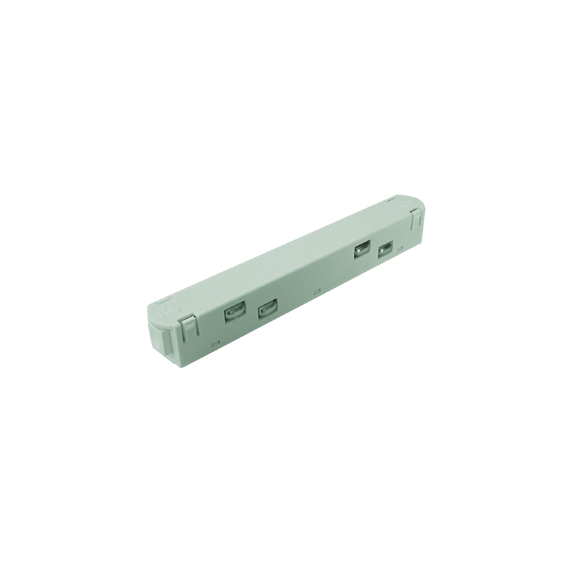 MATTE WHITE STRAIGHT ELECTRICAL CONNECTOR FOR MAGNETIC TRACK 48V DC MSCW MATTE WHITE STRAIGHT ELECTRICAL CONNECTOR FOR MAGNETIC TRACK 48V DC MSCW