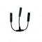 MATTE BLACK   T   ELECTRICAL CONNECTOR FOR MAGNETIC TRACK 48V DC MTCB