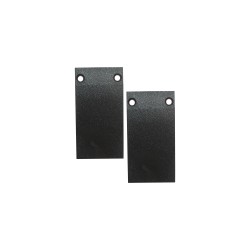 MATTE BLACK END CUPS(SET OF 2 PCS) FOR SURFACE/RECCESED MAGNETIC TRACK WITH SCREWS MSRECB MATTE BLACK END CUPS(SET OF 2 PCS) FOR SURFACE/RECCESED MAGNETIC TRACK WITH SCREWS MSRECB