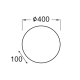 PHASING OUT CEILING LAMP 3XE27 D40 FROSTED GLASS KACY XD059400