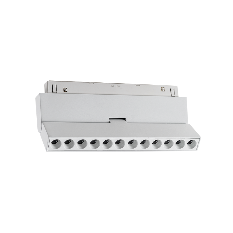 MATTE WHITE MAGNETIC MOVABLE LINEAR 48V DC 12W 4000K 1080LM 24° OSRAM RA90 L220MM MEYEM1240W