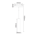 MATTE WHITE MAGNETIC PENDANT LUMINAIRE 48V DC 9W 4000K 1030LM 36° OSRAM RA90 Φ50 220MM HUBEP940W MATTE WHITE MAGNETIC PENDANT LUMINAIRE 48V DC 9W 4000K 1030LM 36° OSRAM RA90 Φ50 220MM HUBEP940W