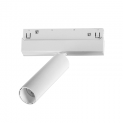 MATTE WHITE MAGNETIC MINI SPOT 48V DC 8W 4000K 850LM 24° OSRAM RA90 Φ30 110MM HUBEM840W MATTE WHITE MAGNETIC MINI SPOT 48V DC 8W 4000K 850LM 24° OSRAM RA90 Φ30 110MM HUBEM840W