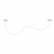 MATTE WHITE MAGNETIC NEON LUMINAIRE 48V DC 40W 4000K 3100LM 360° RA90 Φ22 2000ΜΜ COSMO4040W