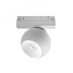 MATTE WHITE MAGNETIC SPOT 48V DC 12W 4000K 1050LM 36° OSRAM RA90 Φ100 134MM IONA1240W MATTE WHITE MAGNETIC SPOT 48V DC 12W 4000K 1050LM 36° OSRAM RA90 Φ100 134MM IONA1240W