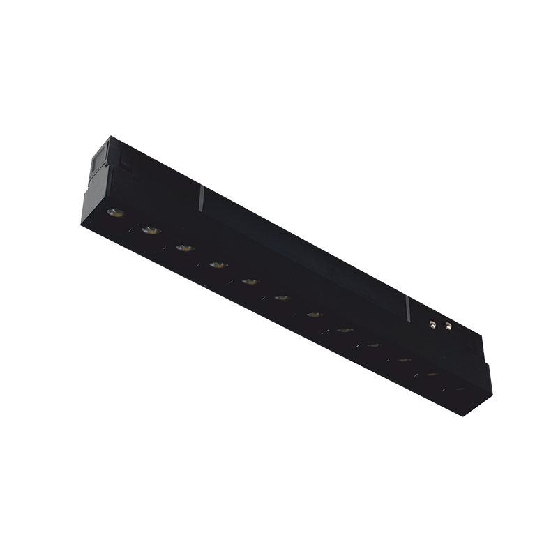 MATTE BLACK MAGNETIC LINEAR 48V DC 12W 4000K 1080LM 36° OSRAM RA90 L220MM MEYE1240B