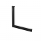 MATTE BLACK MAGNETIC LINEAR 90° INNER CORNER 48V DC 20W 3000K 1600LM 110° OSRAM RA90 L330 330MM LUCCA90IN2030B