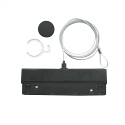 PENDANT KIT FOR COSMO20 B, COSMO40 B (BLACK MAGNETIC ADAPTOR+2M STEEL WIRE WITH CLIP) COSMOPKB PENDANT KIT FOR COSMO20 B, COSMO40 B (BLACK MAGNETIC ADAPTOR+2M STEEL WIRE WITH CLIP) COSMOPKB