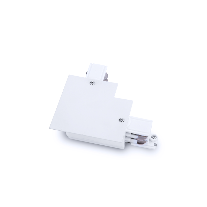WHITE 90º CONNECTOR FOR 4 WIRE RECESSED 4WRELW