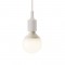 NETTO SILICON LAMPHOLDER 1Μ WHITE CABLE1ΧΕ27 SUTP102W