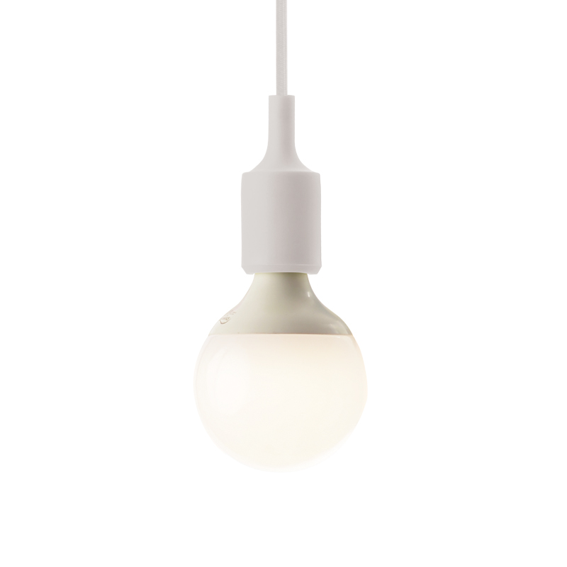 NETTO SILICON LAMPHOLDER 1Μ WHITE CABLE1ΧΕ27 SUTP102W