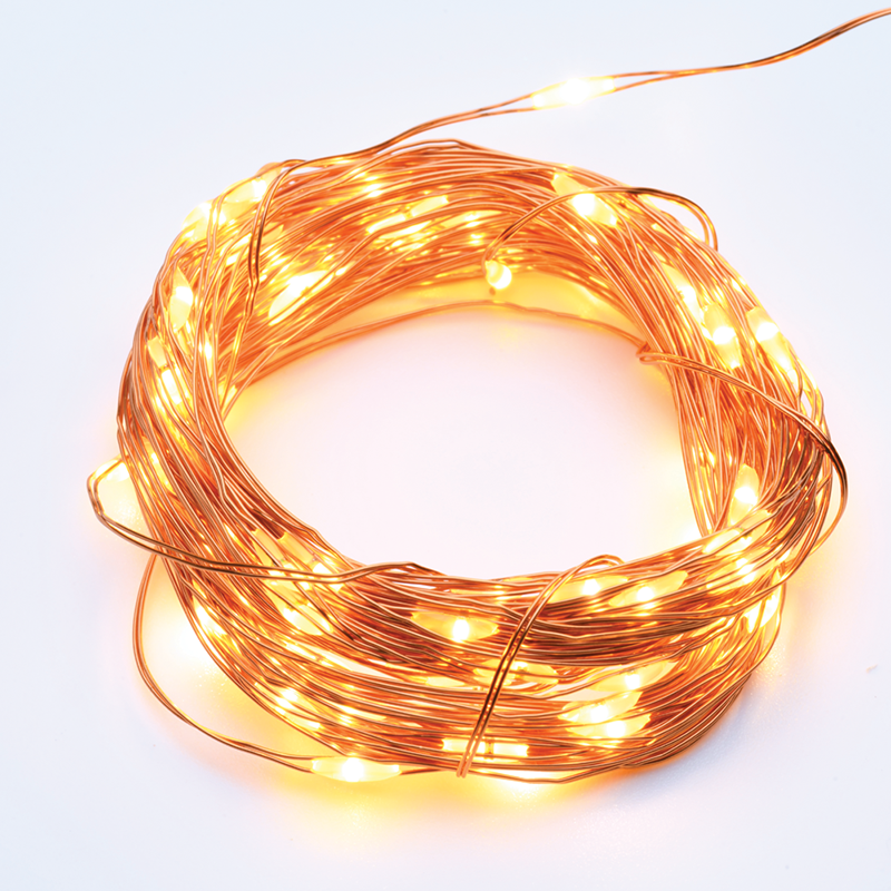 PHASHING OUT 400 LED COPPER WIRE STRING LIGHTS WW LEDS COPPER WIRE ADAPTOR (6VDC)   8 FUNCTIONS IP44 20x2m+3m 6W X01400122