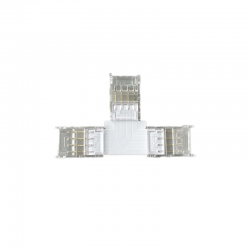 T CONNECTOR FOR 10mm RGB 5050 LED STRIPS MT10RGBT T CONNECTOR FOR 10mm RGB 5050 LED STRIPS MT10RGBT
