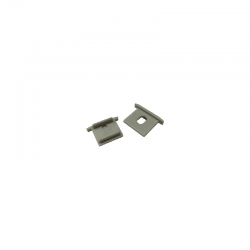 SET OF GREY PLASTIC END CAPS FOR P139, 1PC WITH HOLE 1PC WITHOUT HOLE EP139 SET OF GREY PLASTIC END CAPS FOR P139, 1PC WITH HOLE 1PC WITHOUT HOLE EP139