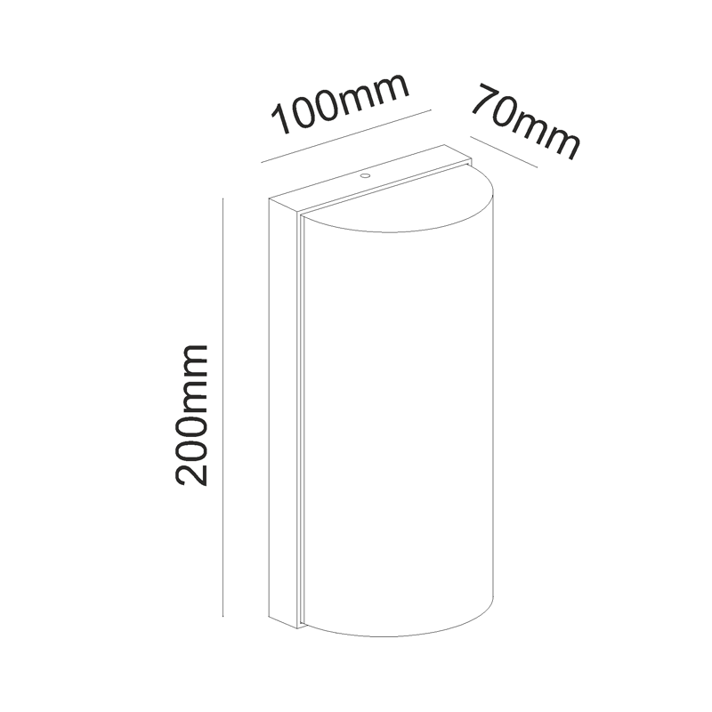^LED SMD WALL LUMINAIRE 10W 560LM 138° 230V AC 3.000K DARK GREY CRI80 IP65 30.000HRS LG1322G ^LED SMD WALL LUMINAIRE 10W 560LM 138° 230V AC 3.000K DARK GREY CRI80 IP65 30.000HRS LG1322G