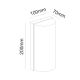 ^LED SMD WALL LUMINAIRE 10W 560LM 138° 230V AC 3.000K DARK GREY CRI80 IP65 30.000HRS LG1322G ^LED SMD WALL LUMINAIRE 10W 560LM 138° 230V AC 3.000K DARK GREY CRI80 IP65 30.000HRS LG1322G