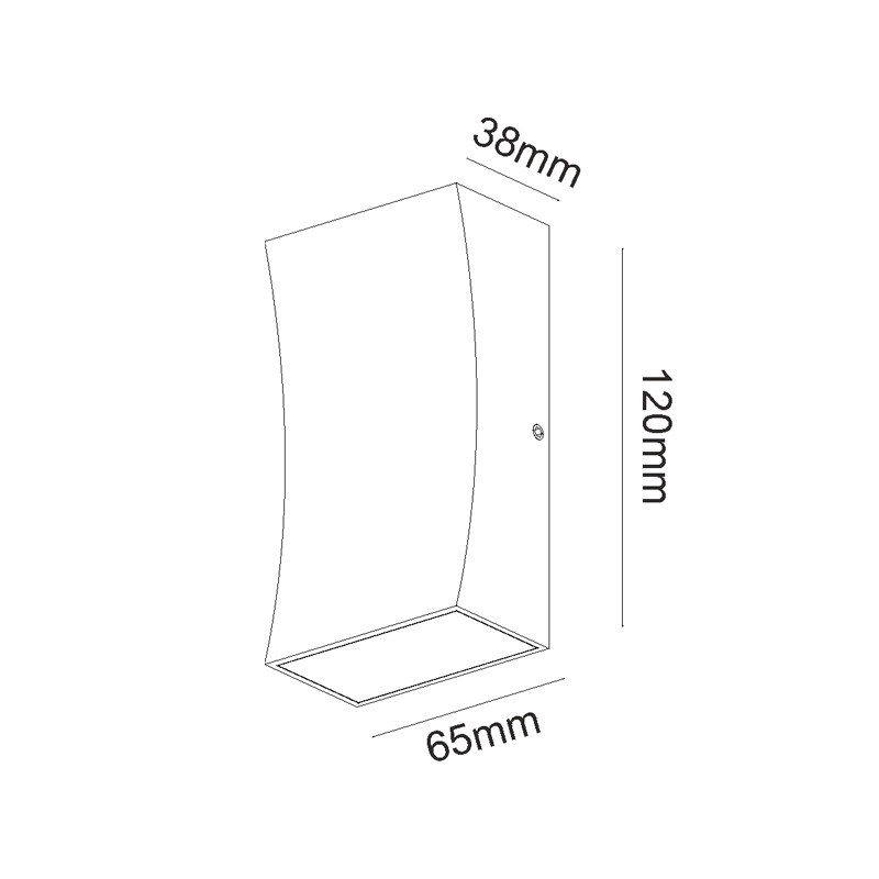 ^LED HP WALL LUMINAIRE 6W 180LM 89° 230V AC 3.000K DARK GREY CRI80 IP65 30.000HRS LG1042G ^LED HP WALL LUMINAIRE 6W 180LM 89° 230V AC 3.000K DARK GREY CRI80 IP65 30.000HRS LG1042G
