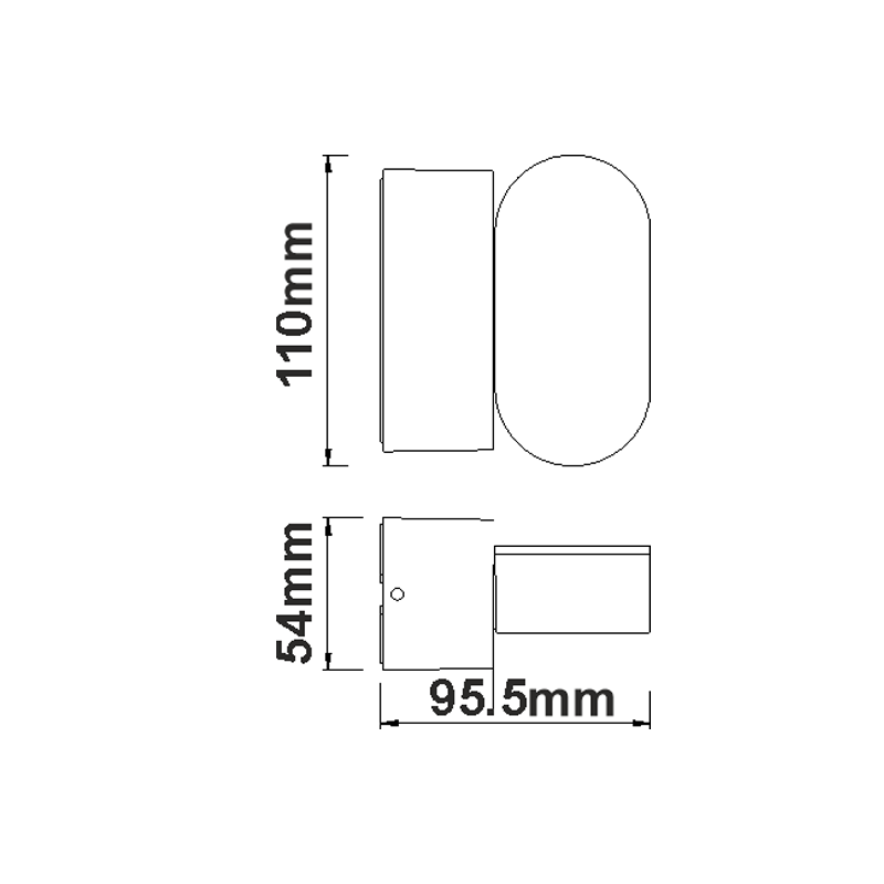 ^LED SMD WALL LUMINAIRE 7W 320LM 100° 230V AC 3.000K DARK GREY CRI80 IP54 30.000HRS LG1681G ^LED SMD WALL LUMINAIRE 7W 320LM 100° 230V AC 3.000K DARK GREY CRI80 IP54 30.000HRS LG1681G