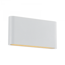 ^LED SMD WALL LUMINAIRE 11W 570LM 60° 230V AC 3.000K MATT WHITE CRI80 IP54 30.000HRS LG2632W