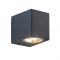 ^GU10 WALL LUMINAIRE 230V AC DARK GREY IP65 MAX.35W LG2203GU10G