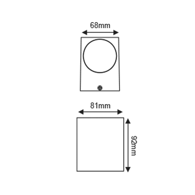 ^GU10 WALL LUMINAIRE 230V AC GOLDEN BLACK IP65 MAX.35W LG2203GU10GB ^GU10 WALL LUMINAIRE 230V AC GOLDEN BLACK IP65 MAX.35W LG2203GU10GB