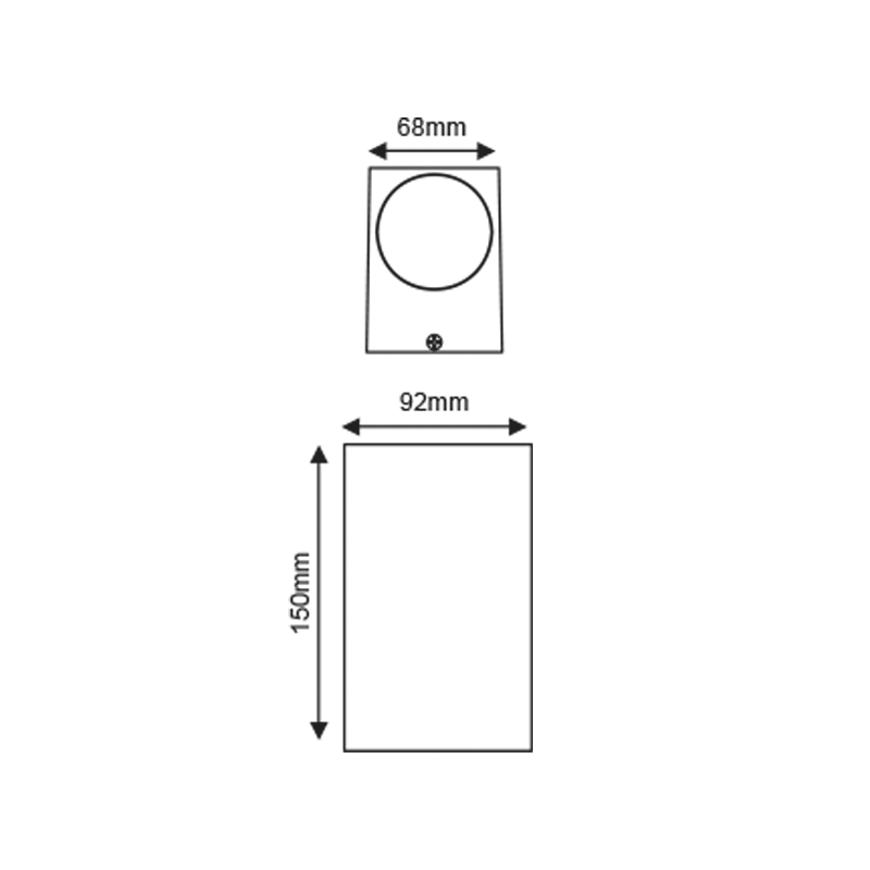 ^GU10 WALL LUMINAIRE 230V AC GOLDEN BLACK IP65 MAX.2X35W LG2204GU10GB ^GU10 WALL LUMINAIRE 230V AC GOLDEN BLACK IP65 MAX.2X35W LG2204GU10GB