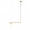 ^PENDANT LUMINAIRE 1ΧΕ27 METAL+OPAL GLASS 56X15XH115CM THETIS V360501P