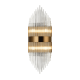 ^WALL MOUNTED LUMINAIRE 4XG9 CRYSTAL + BRASS METALLIC 20Χ11Χ54CM DYNASTY EG1844W54AB
